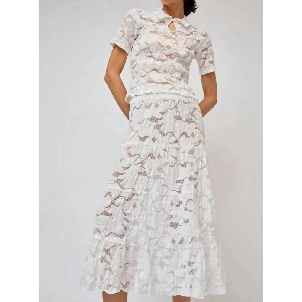 NEW NO. 6 rema cotton blend top in white